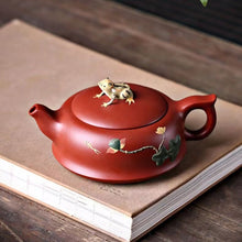 Load image into Gallery viewer, Frog Purple Clay Tea Pot
