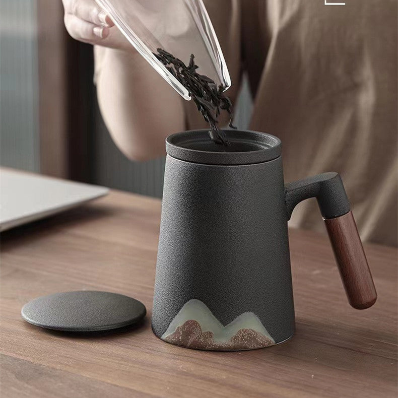 Japanese Style Watch Mountain Mug