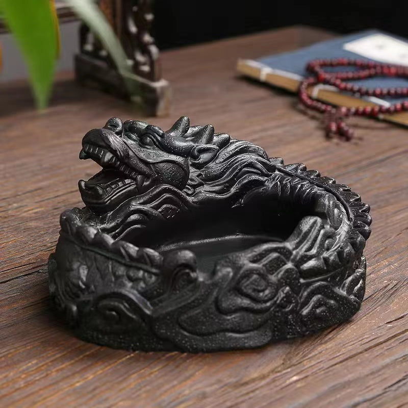 Chinese Style Dragon Ashtray Decoration