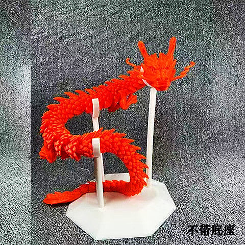 3D printed dragon model handcrafted ornament dragon Sitting