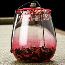 Load image into Gallery viewer, Glass Flower Tea TeaPot
