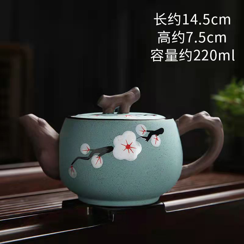 ﻿Ancient Feng Shui Painting Health TeaPot