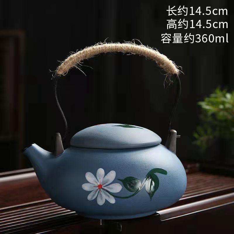 ﻿Ancient Feng Shui Painting Health TeaPot