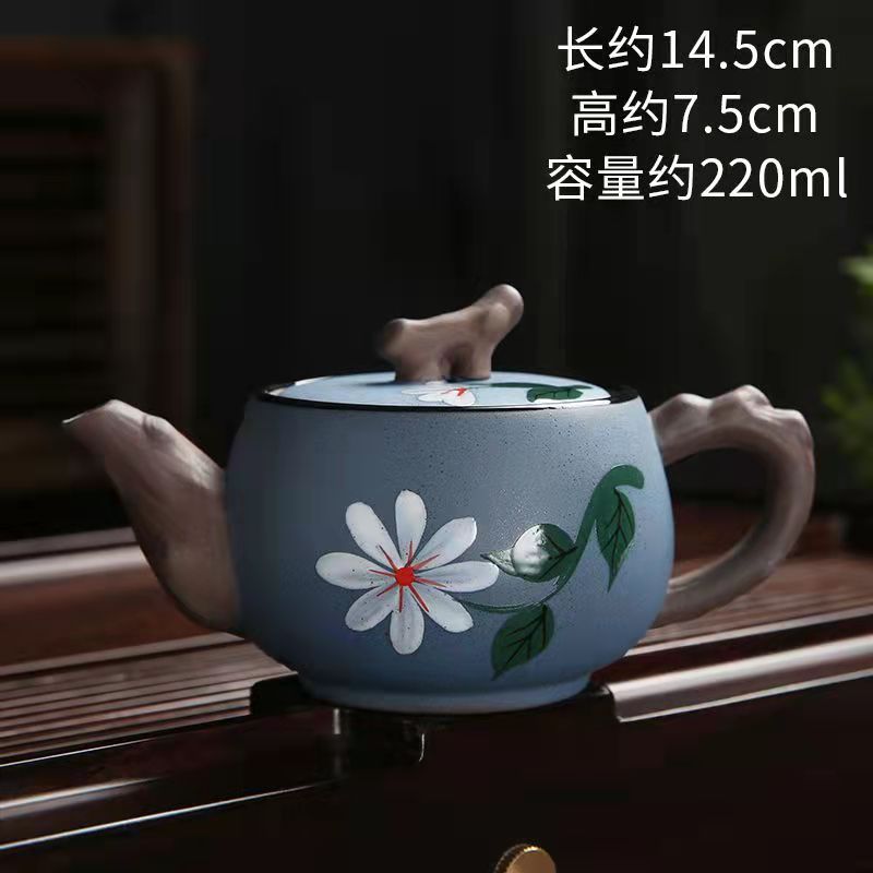 ﻿Ancient Feng Shui Painting Health TeaPot