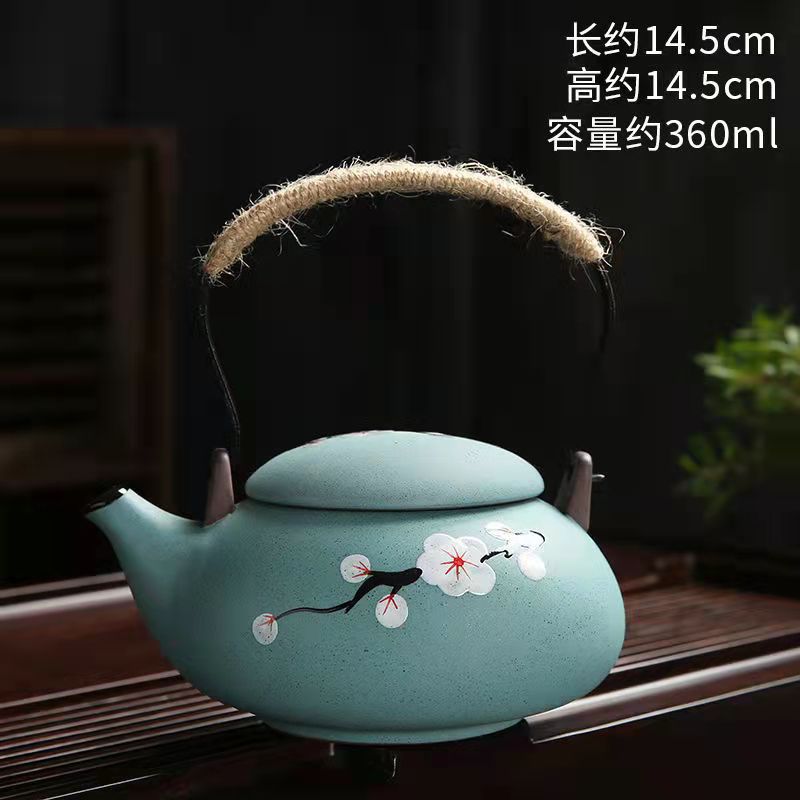 ﻿Ancient Feng Shui Painting Health TeaPot