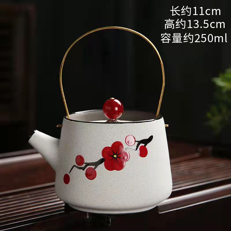 ﻿Ancient Feng Shui Painting Health TeaPot