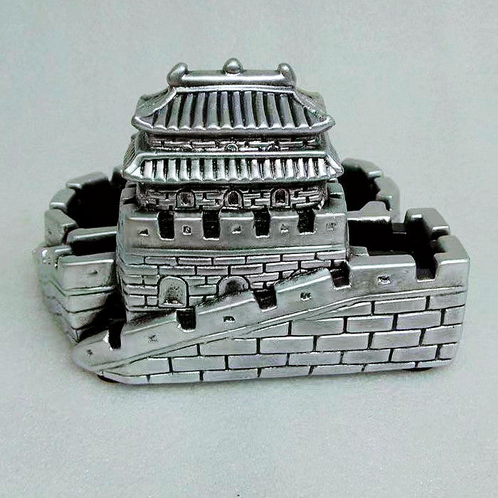 Retro Great Wall Personality Crafts Living Room Study Ornament Ashtray