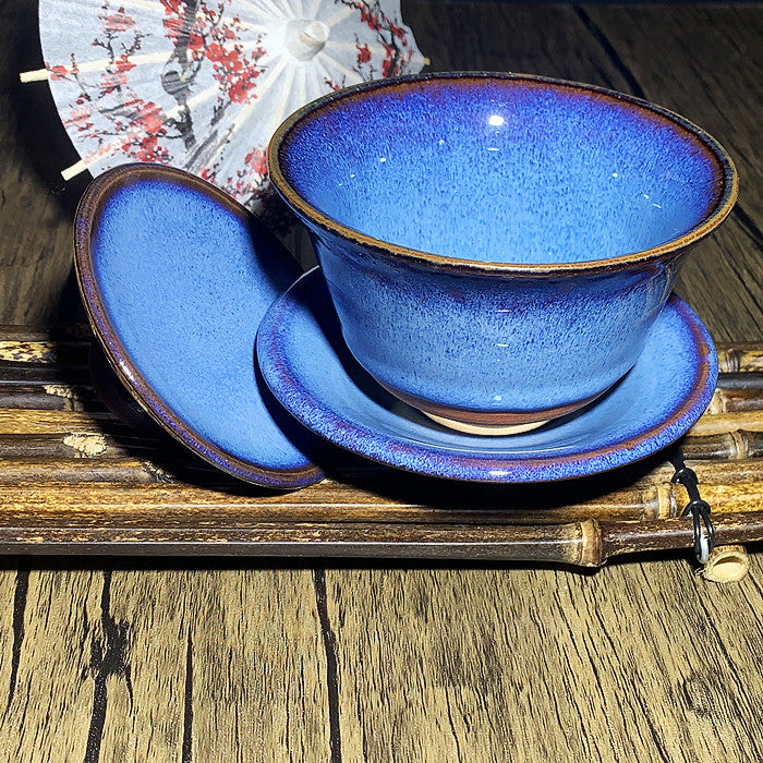 Van Gogh covered bowls of various styles