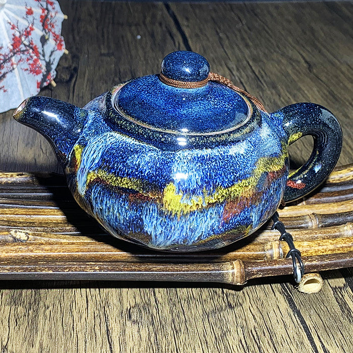 Van Gogh waterfall TeaPot