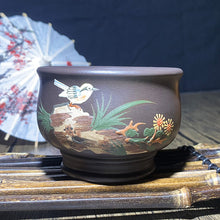 Load image into Gallery viewer, Yixing purple sand tea cup: birdsong flower tea cup series
