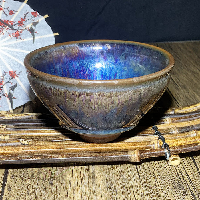 XXL purple metallic gloss bowl