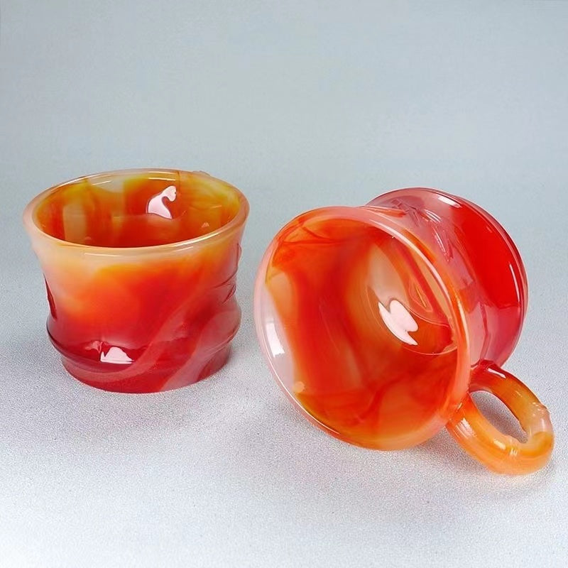 Pure natural agate coffee cup Tea Cup