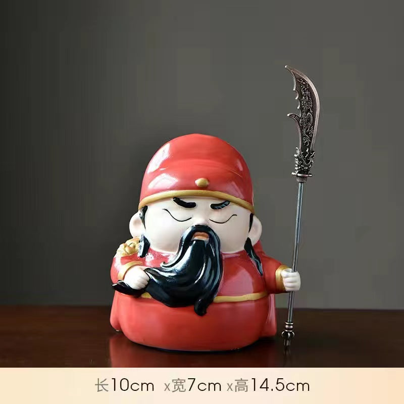 Guan Gong Wu Sheng Guan Yu small ornaments decorations