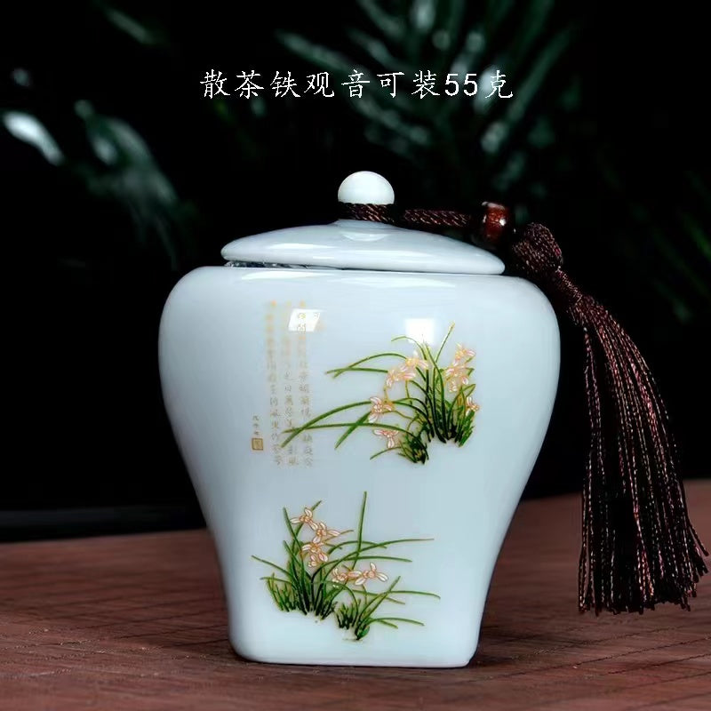 Different Patterns Chinese Styles Tea Jar