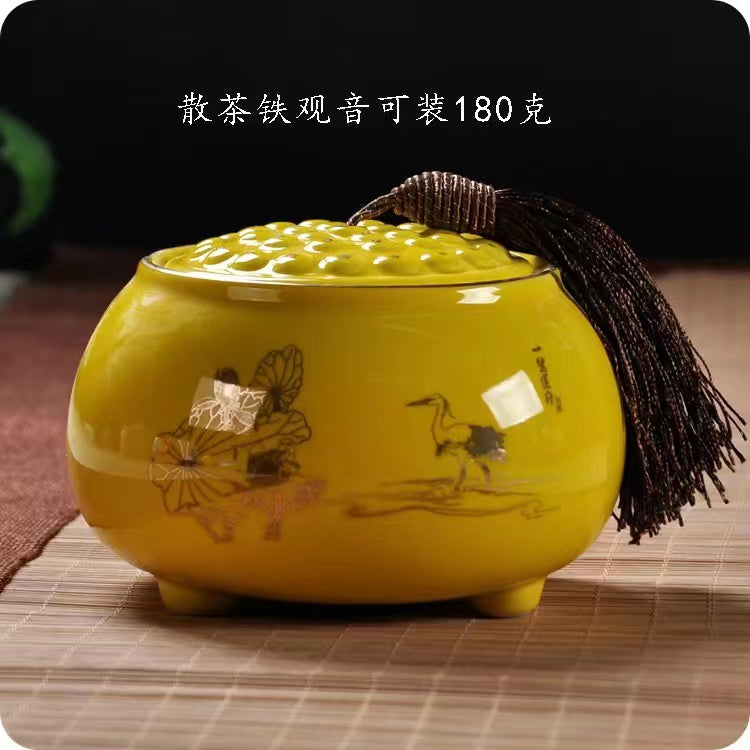 Different Patterns Chinese Styles Tea Jar