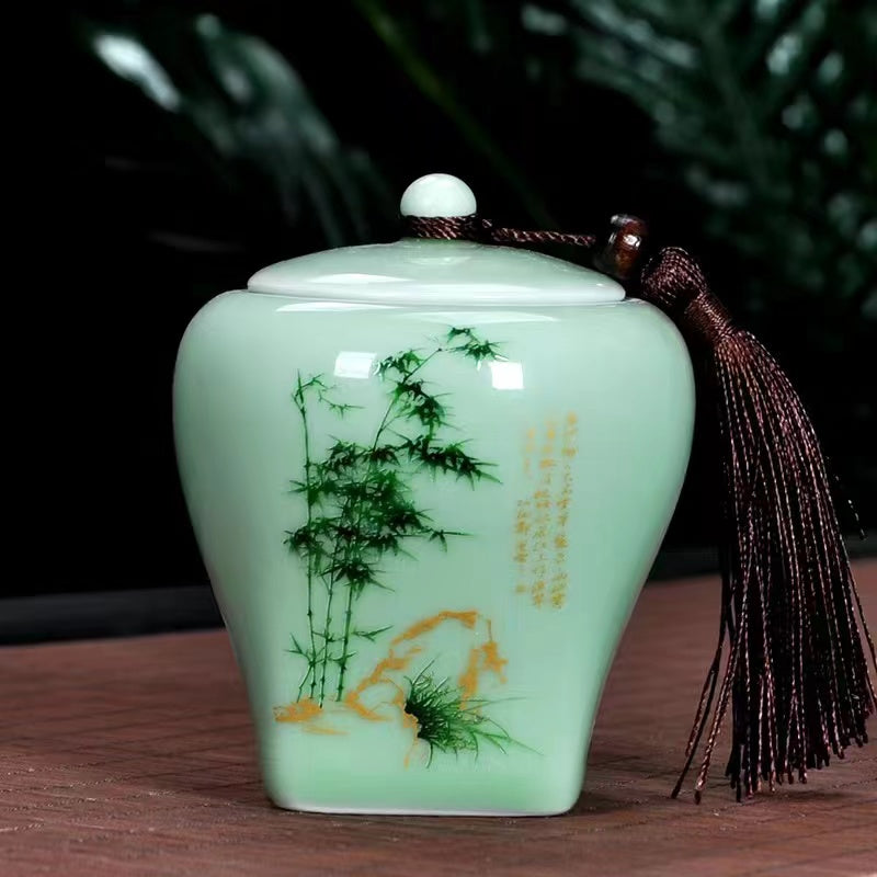 Different Patterns Chinese Styles Tea Jar