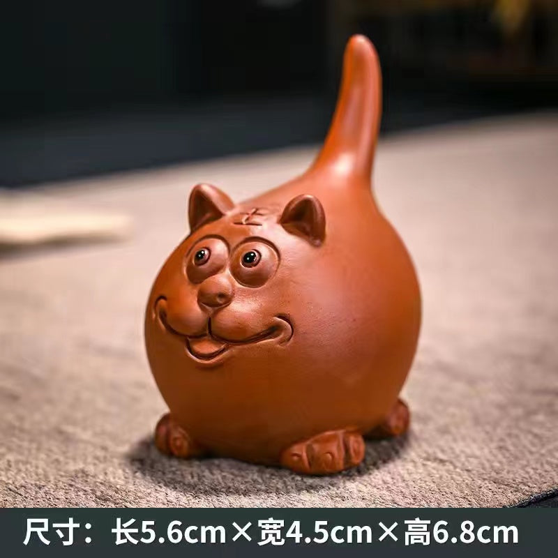 Animal small ornaments purple sand tea pet