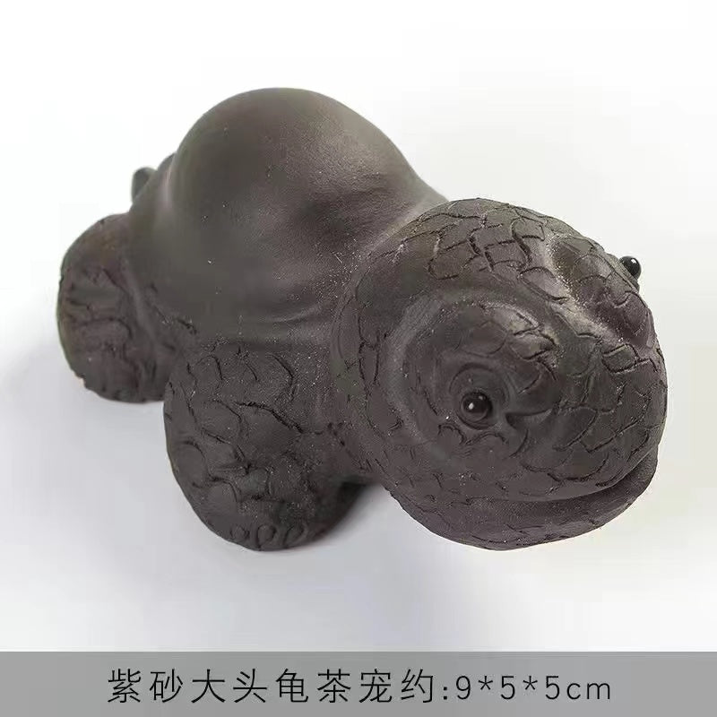 Purple sand Golden Toad / tortoise Tea Pet