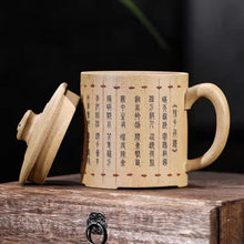 Load image into Gallery viewer, Calligraphy Purple Clay Mug
