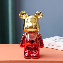 Load image into Gallery viewer, Cartoon ceramic electroplating violent bear decoration
