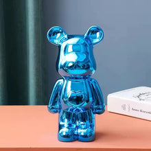 Load image into Gallery viewer, Cartoon ceramic electroplating violent bear decoration
