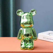 Load image into Gallery viewer, Cartoon ceramic electroplating violent bear decoration
