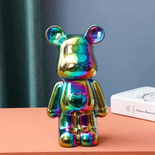 Load image into Gallery viewer, Cartoon ceramic electroplating violent bear decoration
