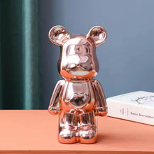 Load image into Gallery viewer, Cartoon ceramic electroplating violent bear decoration
