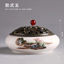 Load image into Gallery viewer, Ceramic incense burner
