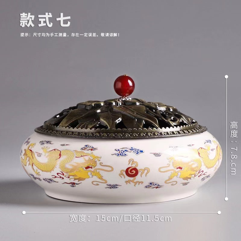 Ceramic incense burner