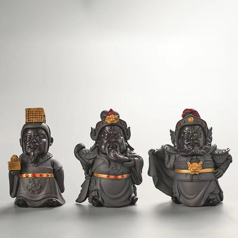 Chameleon tea: Guan Gong, Zhang Fei and Liu Bei