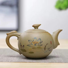 Load image into Gallery viewer, Rough pottery original old clay vintage color hand handle pot old rock clay Teapot
