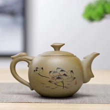 Load image into Gallery viewer, Rough pottery original old clay vintage color hand handle pot old rock clay Teapot
