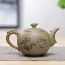 Load image into Gallery viewer, Rough pottery original old clay vintage color hand handle pot old rock clay Teapot
