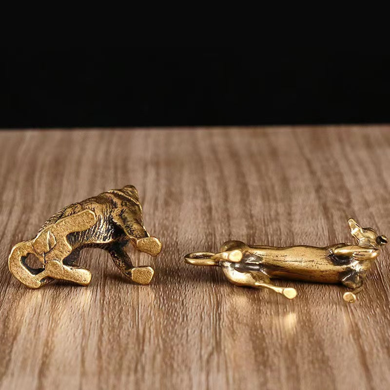 Dog Brass ornaments