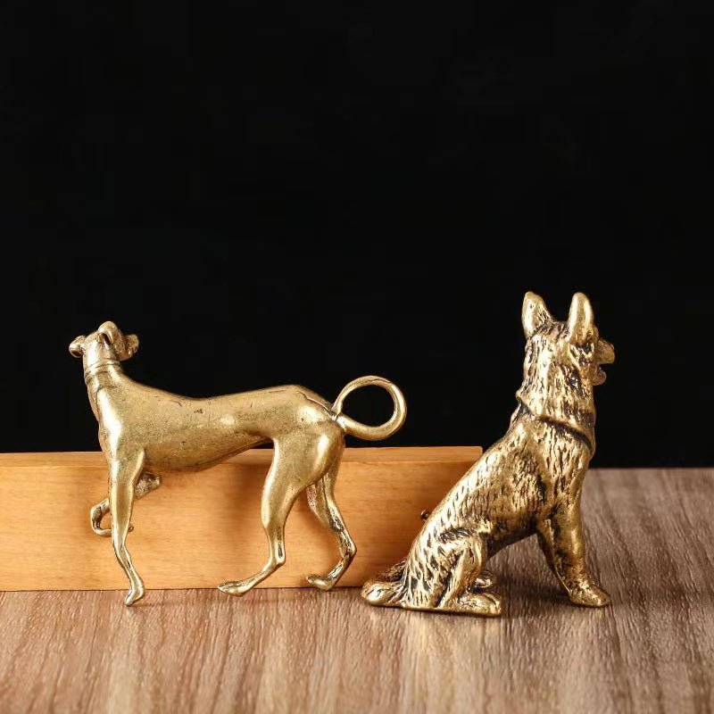 Dog Brass ornaments