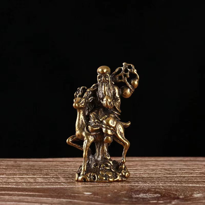 Brass Solid God of Wealth Pendulum