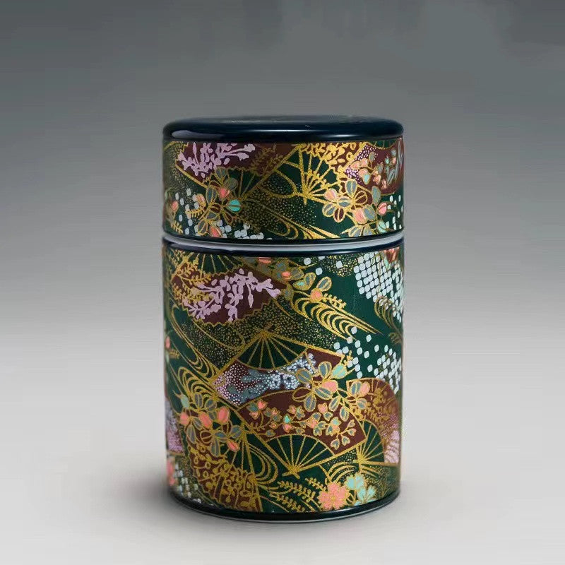 Ceramic Enamel Tea Jar