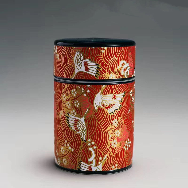 Ceramic Enamel Tea Jar