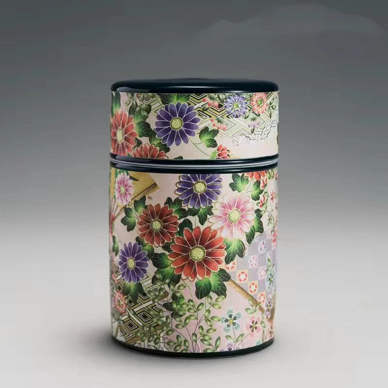 Ceramic Enamel Tea Jar