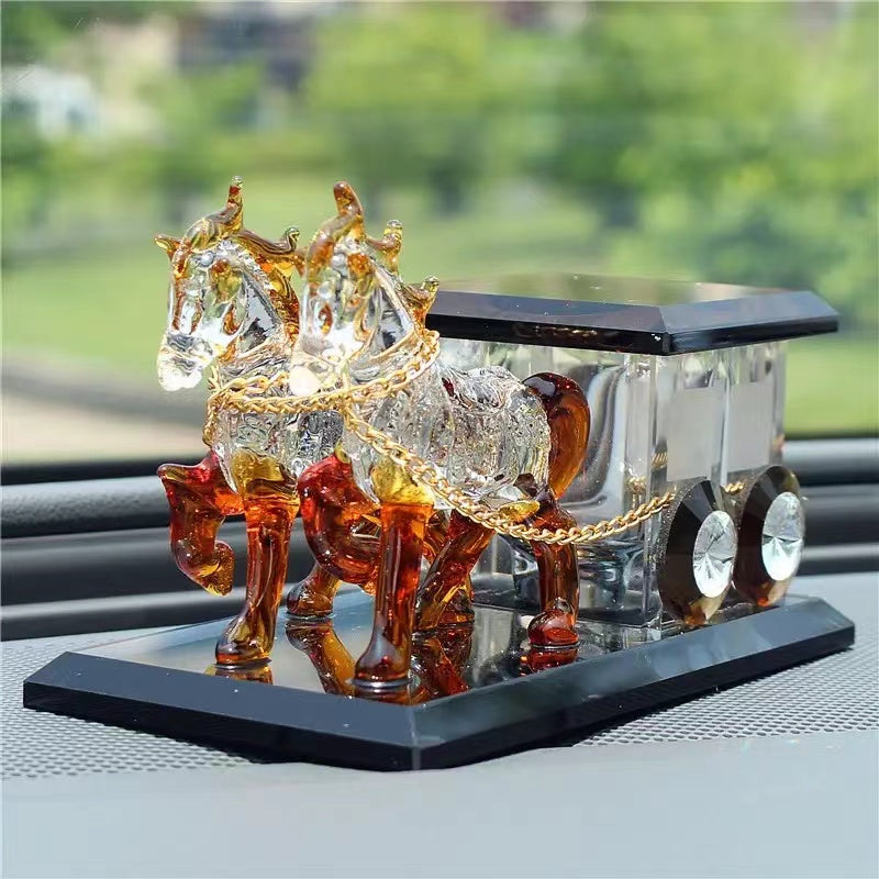 Crystal carriage living room bedroom decoration