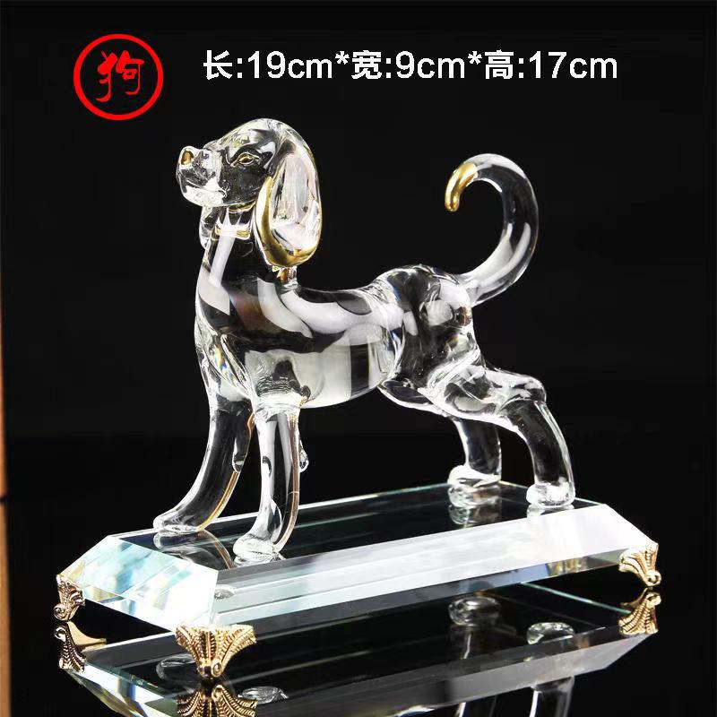 Crystal 12 zodiac animals: rat, ox, tiger, rabbit, dragon, snake, horse, sheep, monkey, chicken, dog, pig, etc