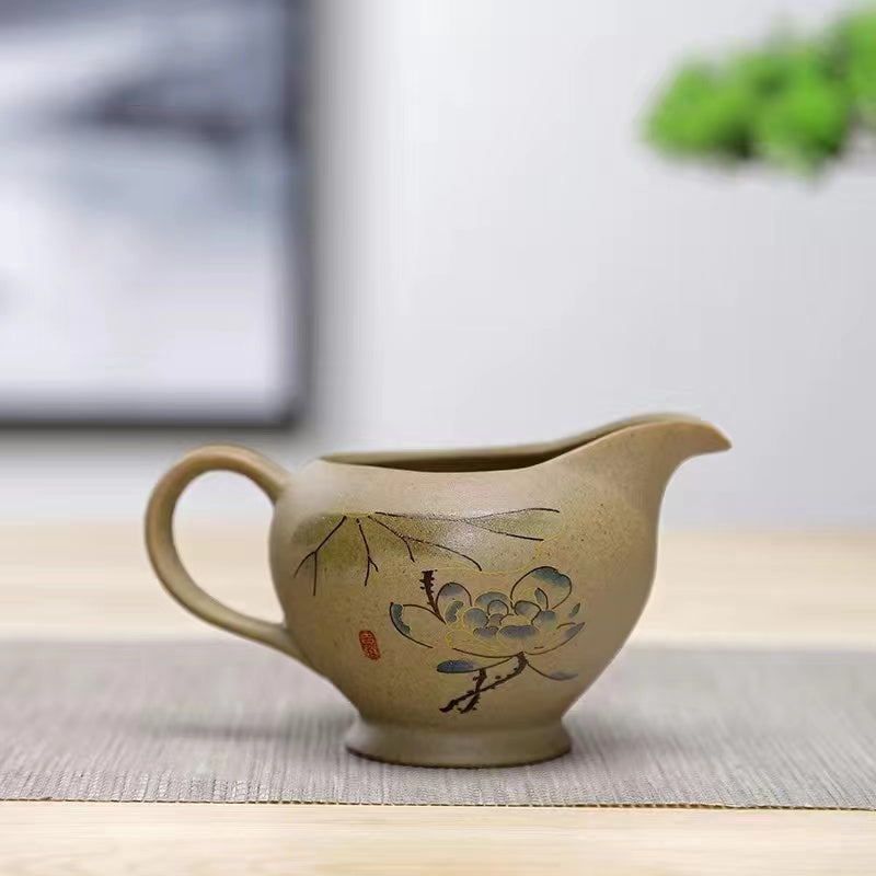 Rough pottery tea sea fair cup