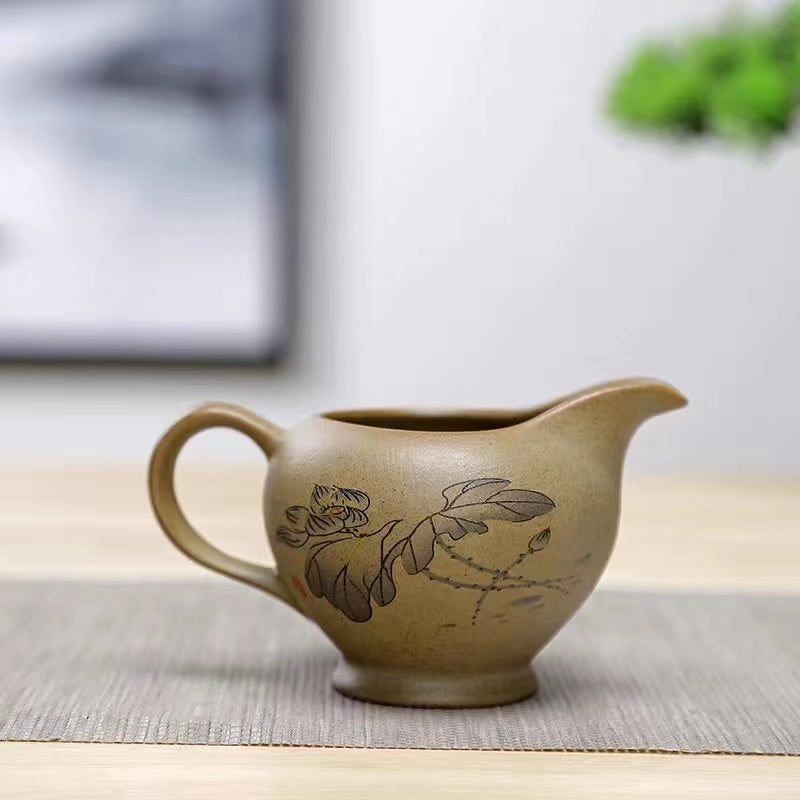 Rough pottery tea sea fair cup