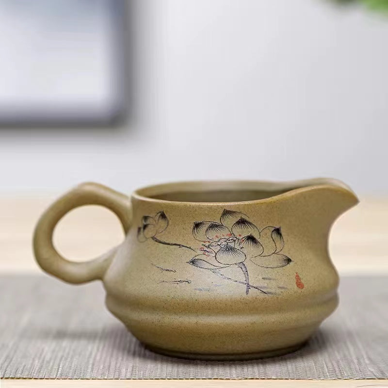 Rough pottery tea sea fair cup