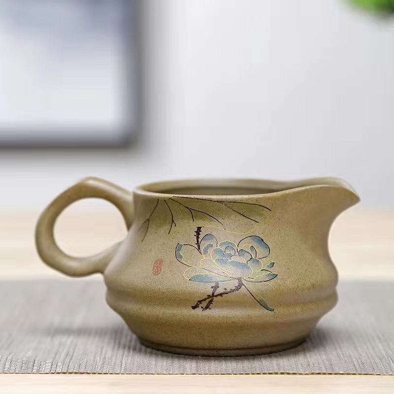 Rough pottery tea sea fair cup