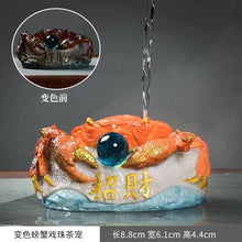 Load image into Gallery viewer, Can keep color changing crab tea pet ornament
