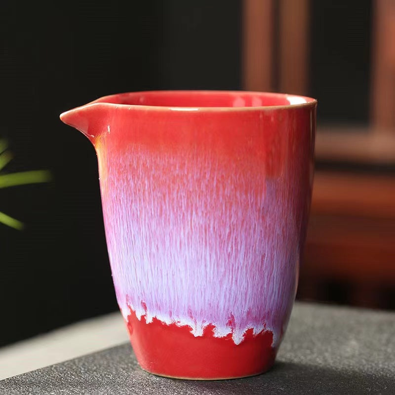 Kiln-formed fair cup