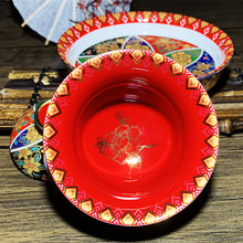 Load image into Gallery viewer, Jingdezhen blue and white covered bowl enamel covered bowl/Teacup
