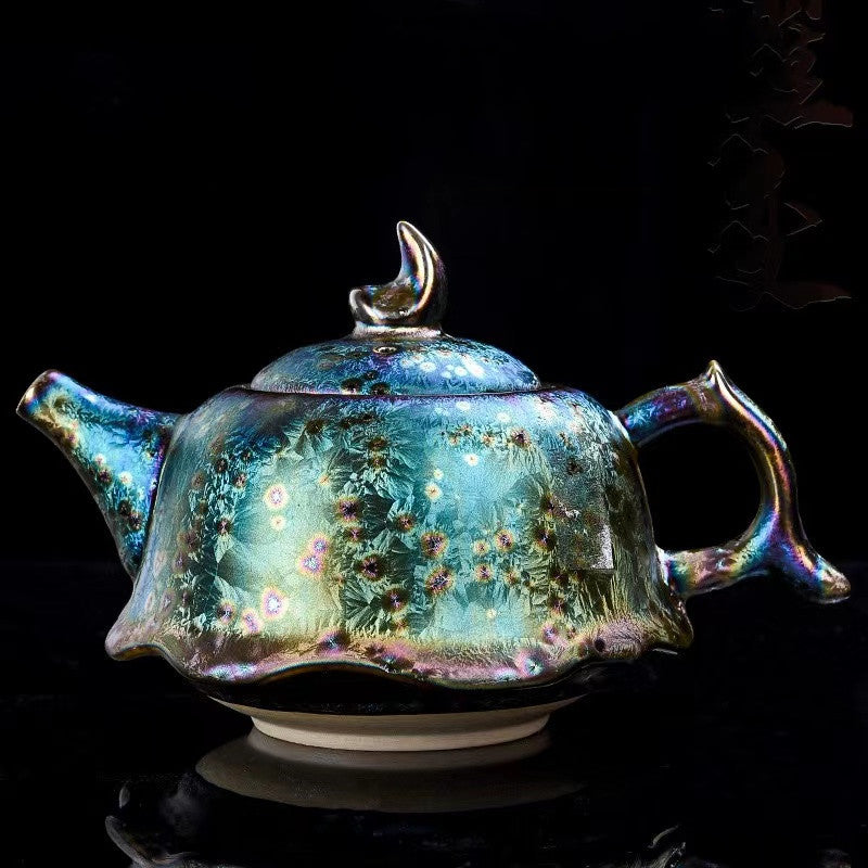 BEMY Colorful Peacock Teapot/Tea jar/Tea filter/Fairy cup/Teacup Set
